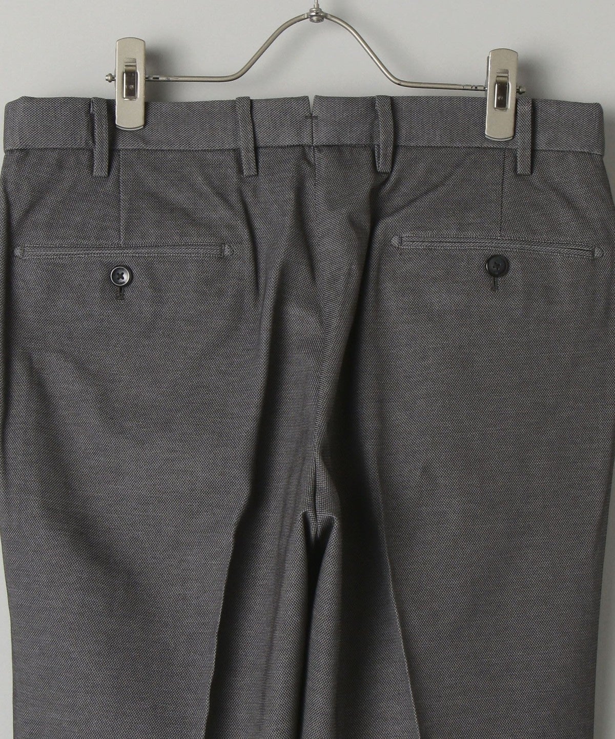 SHIPS:【ウエストアジャスト機能付き】 コットンポリエステル ジャージ ドビー スラックス