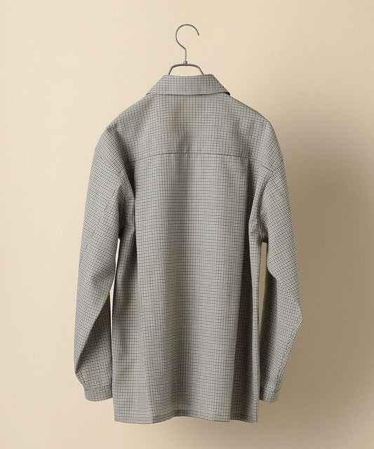 SHIPS: ウォッシャブル ウール リラックスフィット チェック シャツ