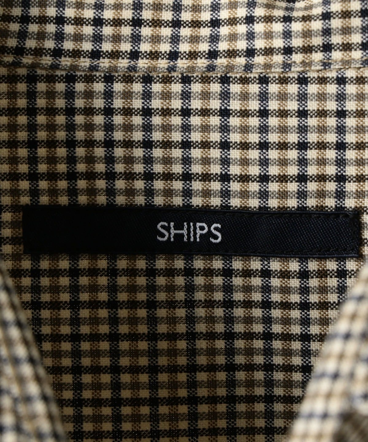 SHIPS: ウォッシャブル ウール リラックスフィット チェック シャツ