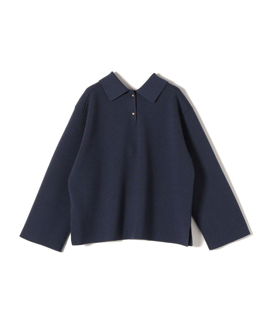 Primary NavyLabel:〈手洗い可能〉ミラノリブポロニット
