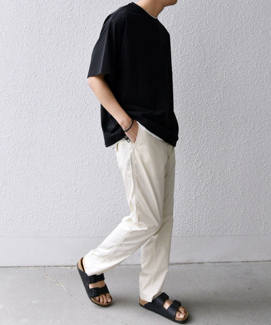 SHIPS any: スリム テーパード ライト チノ パンツ 25SS