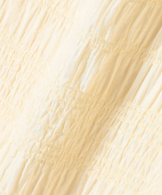 SHIPS Colors:〈手洗い可能〉シャーリング ビッグカラー ブラウス