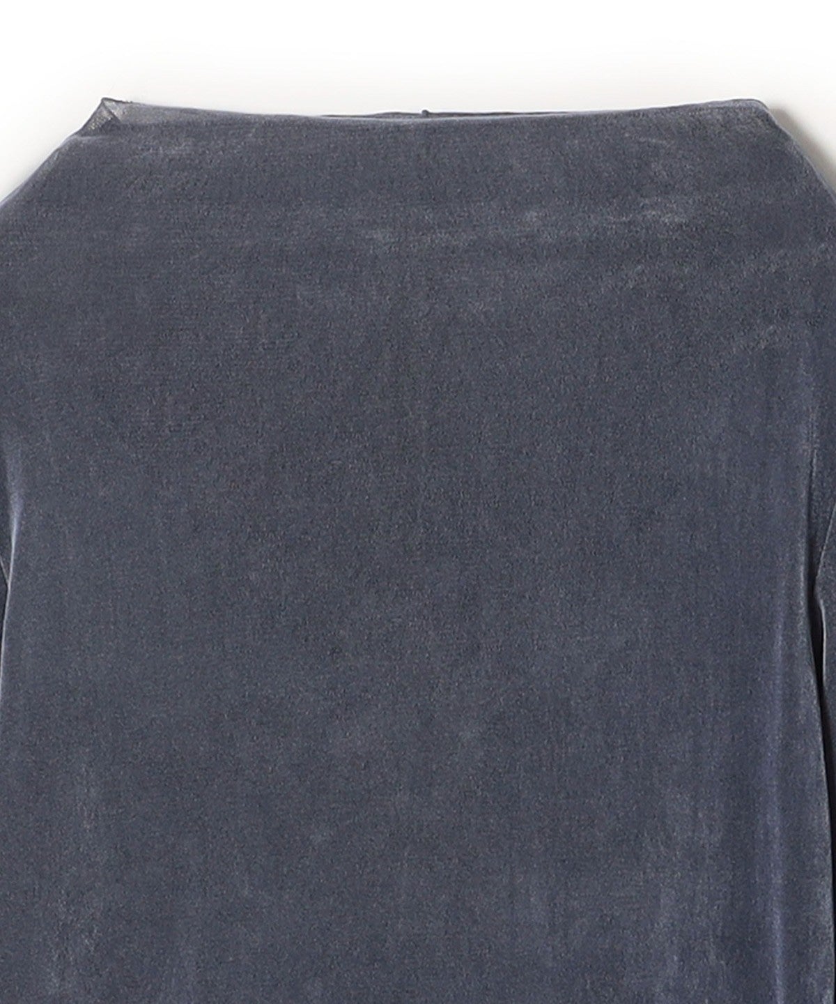 〈手洗い可能〉チュール フロッキー ハイネック プルオーバー