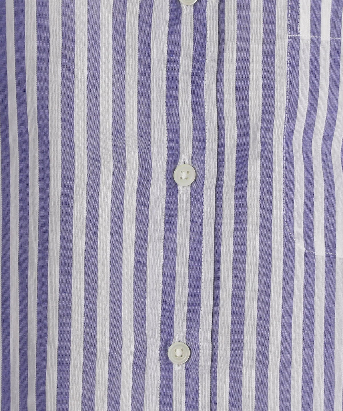 SHIPS: Herdmans コットン/リネン 7スリーブ シャツ due 20SS