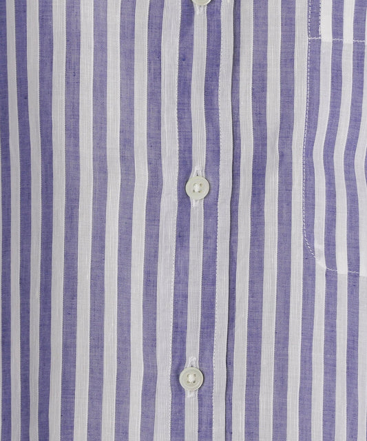 SHIPS: Herdmans コットン/リネン 7スリーブ シャツ due 20SS