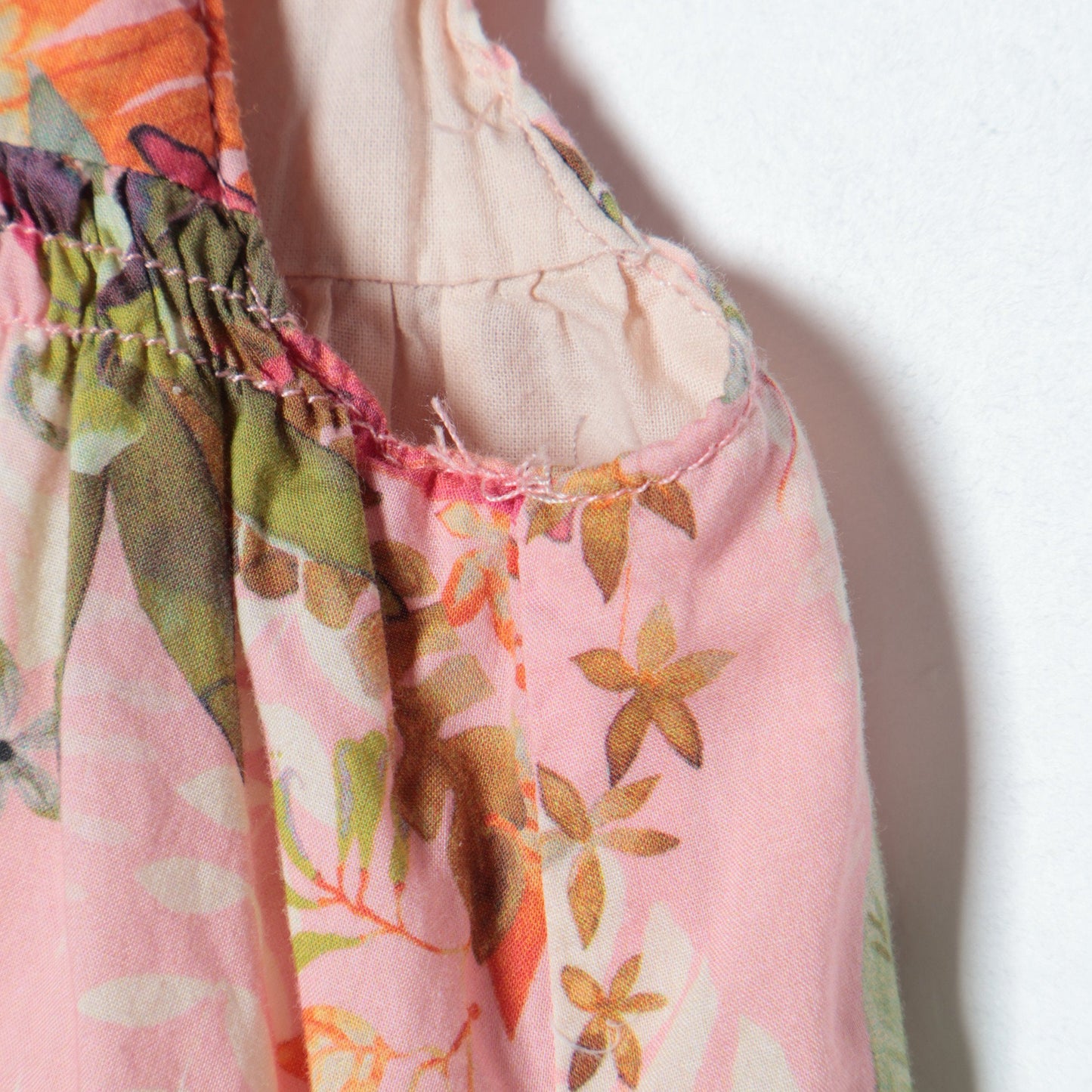 SHIPS KIDS:100〜130cm / リバティ ノースリーブ ワンピース