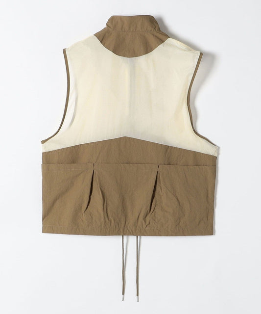 GRAND CANYON:〈洗濯機可能〉シアー スタンドネック ベスト