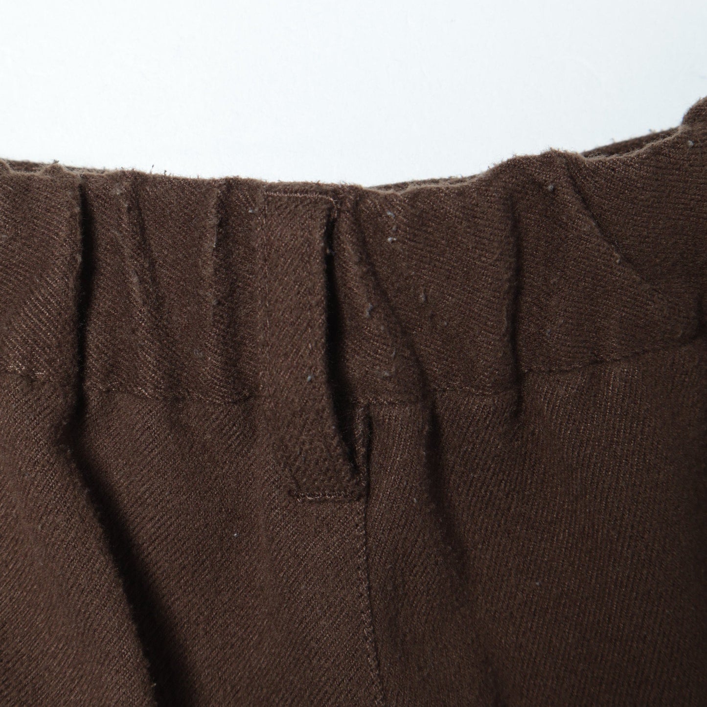 City Ambient Products: T/Rフラノ 2プリーツ ワイドテーパード スラックス