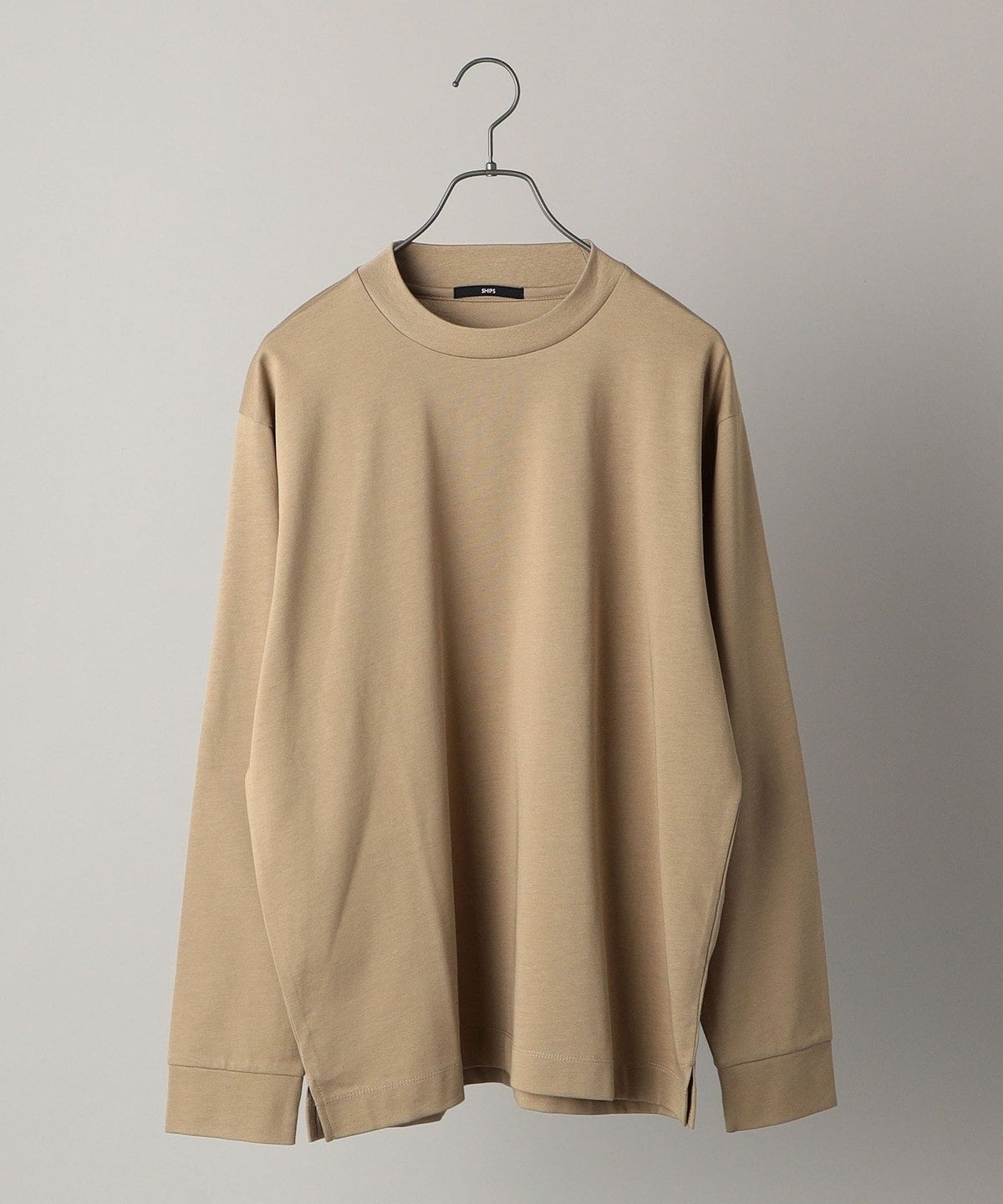 【WEB限定】SHIPS: 形態安定 防シワ加工 テレワーク ビズ Tシャツ (ロンT) 21FW