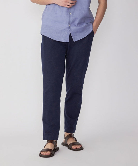 SHIPS: シアサッカー トリコット パンツ