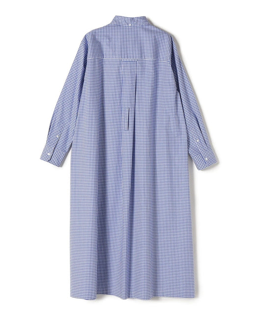 SHIPS Primary Navy Label:〈手洗い可能〉ギンガム チェック ボタンダウン ワンピース