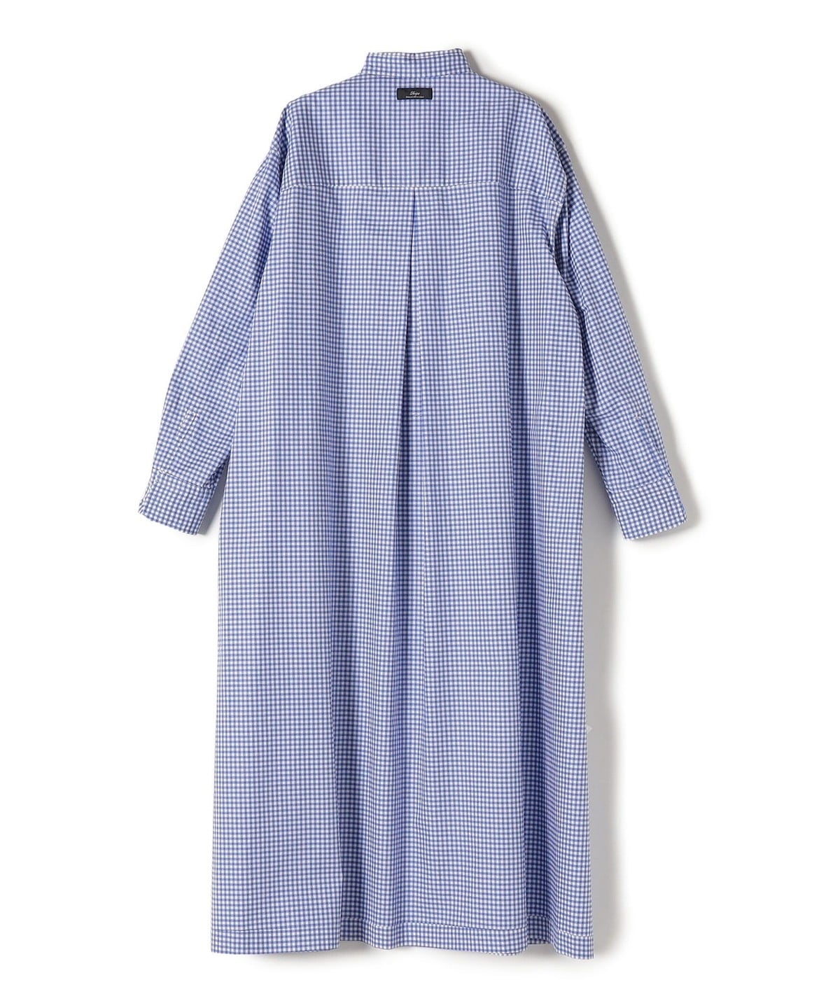 SHIPS Primary Navy Label:〈手洗い可能〉ギンガム チェック ボタンダウン ワンピース