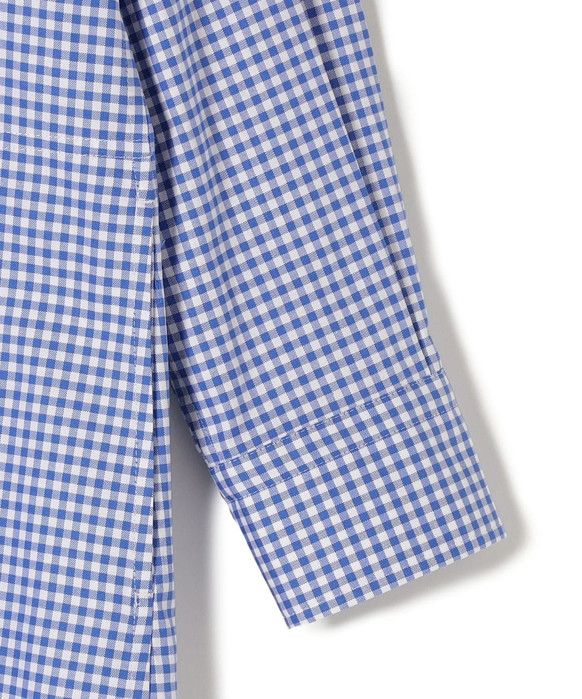SHIPS Primary Navy Label:〈手洗い可能〉ギンガム チェック ボタンダウン ワンピース