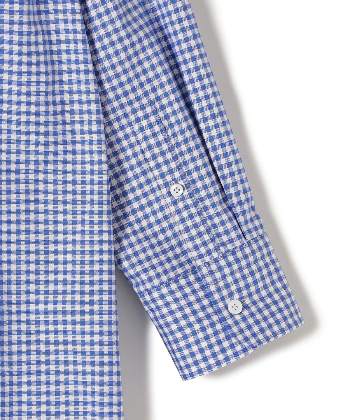 SHIPS Primary Navy Label:〈手洗い可能〉ギンガム チェック ボタンダウン ワンピース