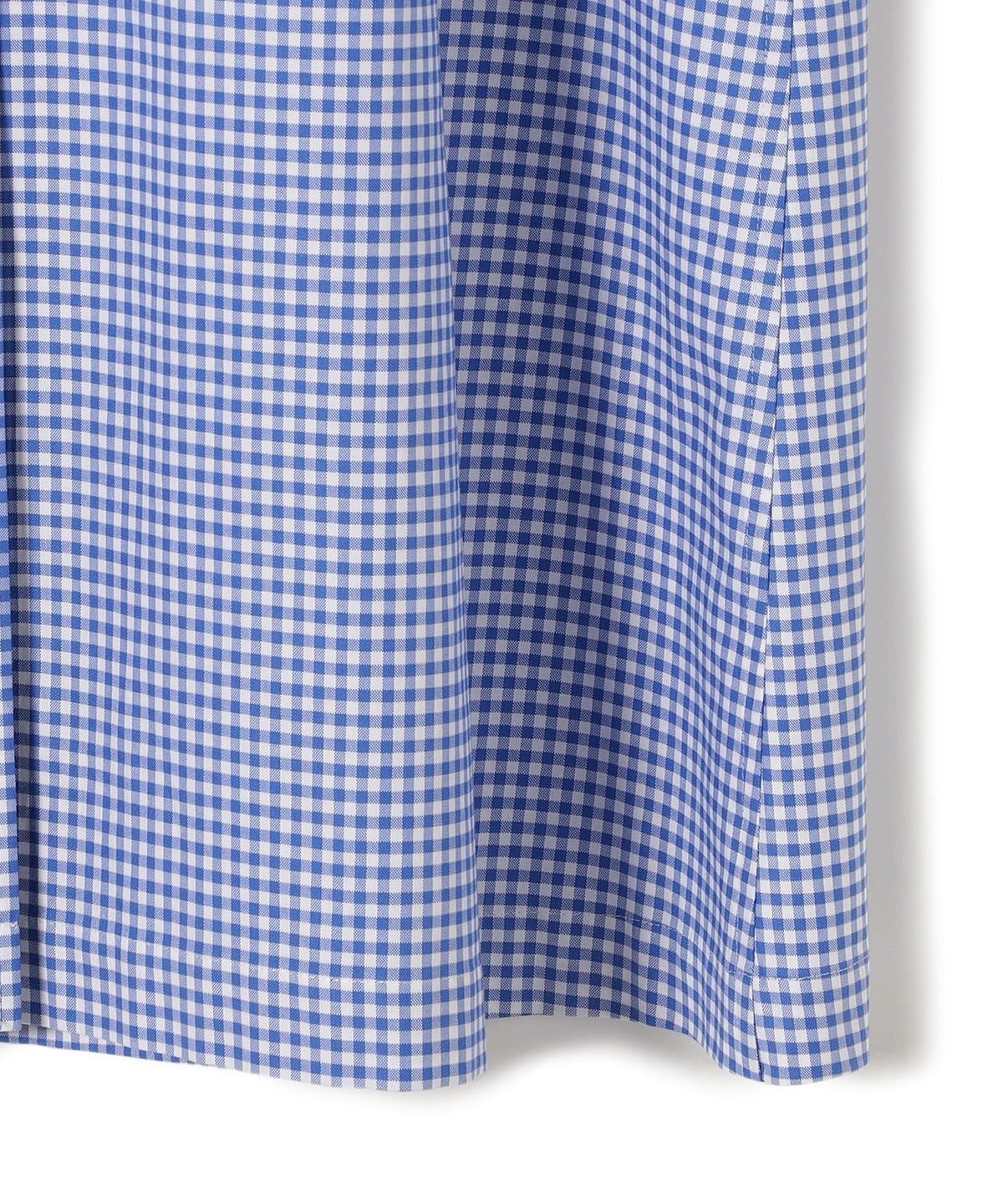 SHIPS Primary Navy Label:〈手洗い可能〉ギンガム チェック ボタンダウン ワンピース