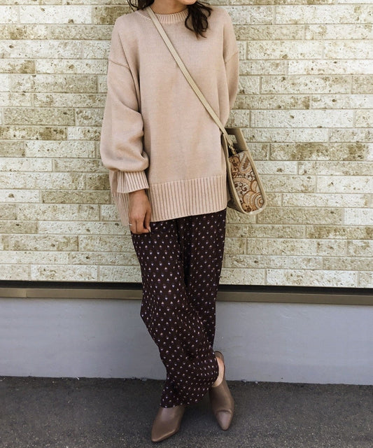 SHIPS Colors : バックスリット ルーズ ニット