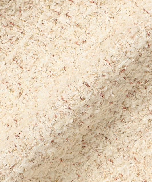 〈手洗い可能〉ラメ ツイード フリンジ ジャケット 24SS