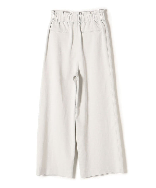 〈手洗い可能〉麻レーヨンスラブラップパンツ