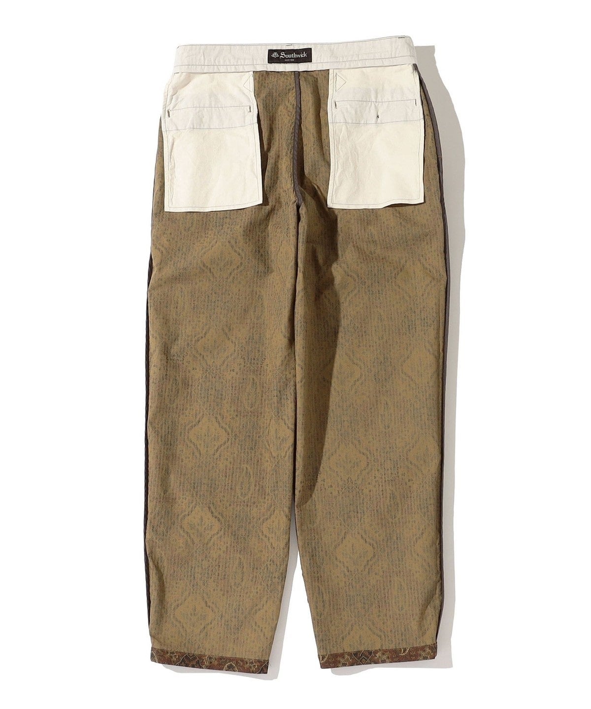 Southwick Gate Label: コロニアルプリント 1タックパンツ (セットアップ対応)