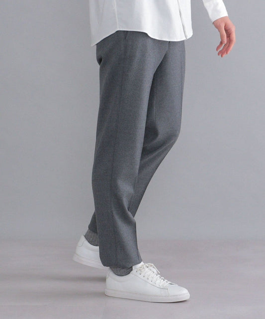 SHIPS:ノープリーツ 無地 ウール パンツ