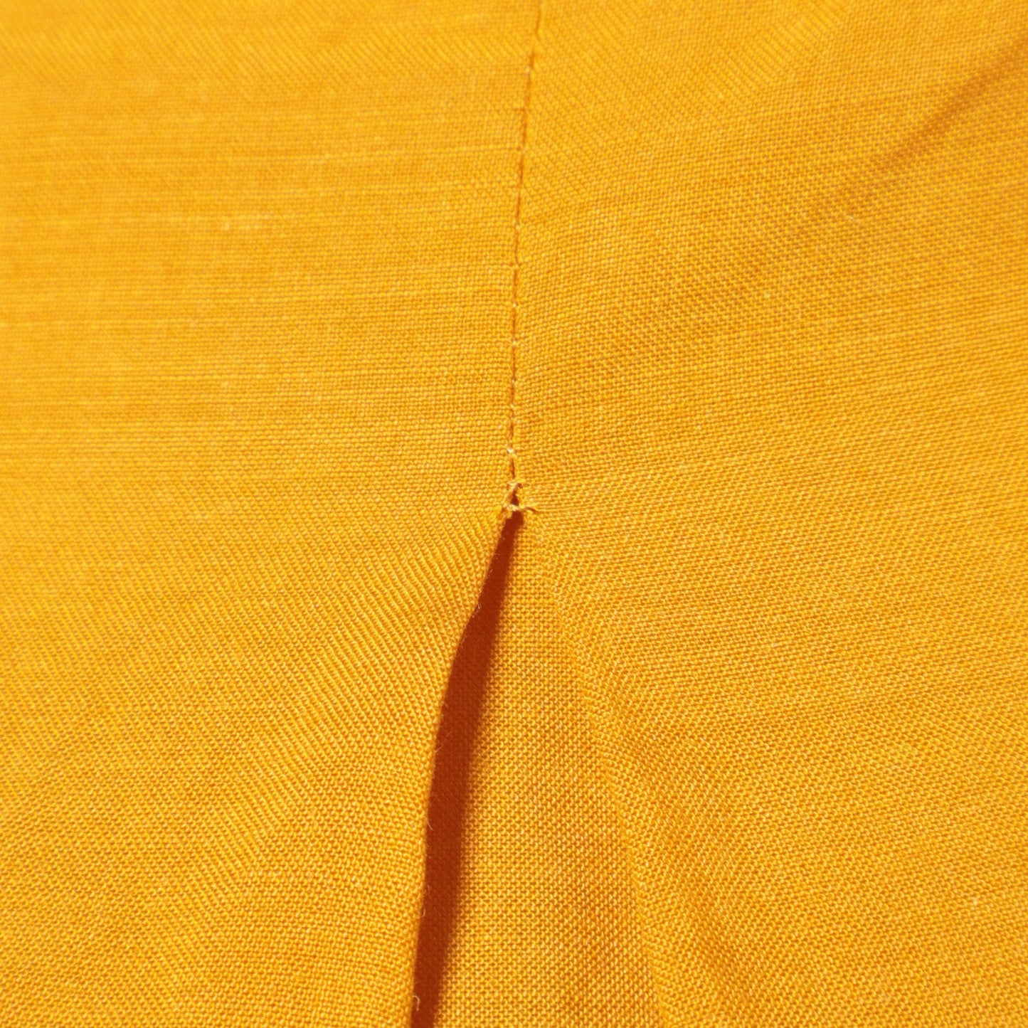 〈手洗い可能〉麻混 バンドカラー 半袖 ブラウス