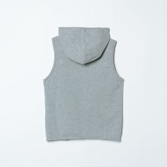 HOOD COLOR ZIP VEST