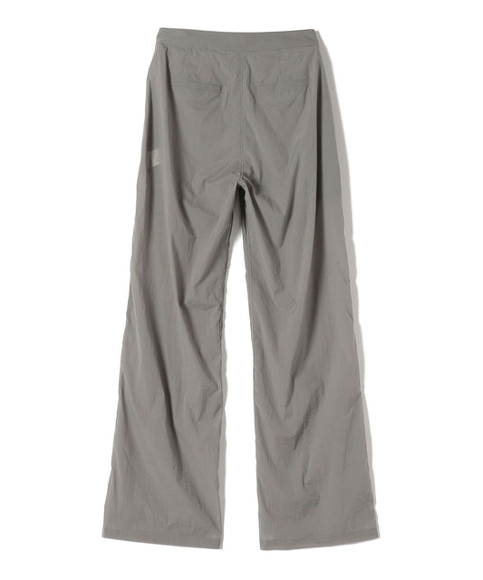 AMOMENTO:リバーシブル シアー ストレート パンツ