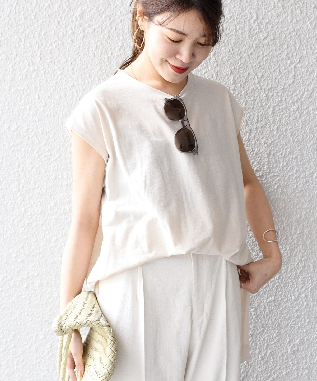 【WEB限定】クールタッチノースリーブビッグTEE