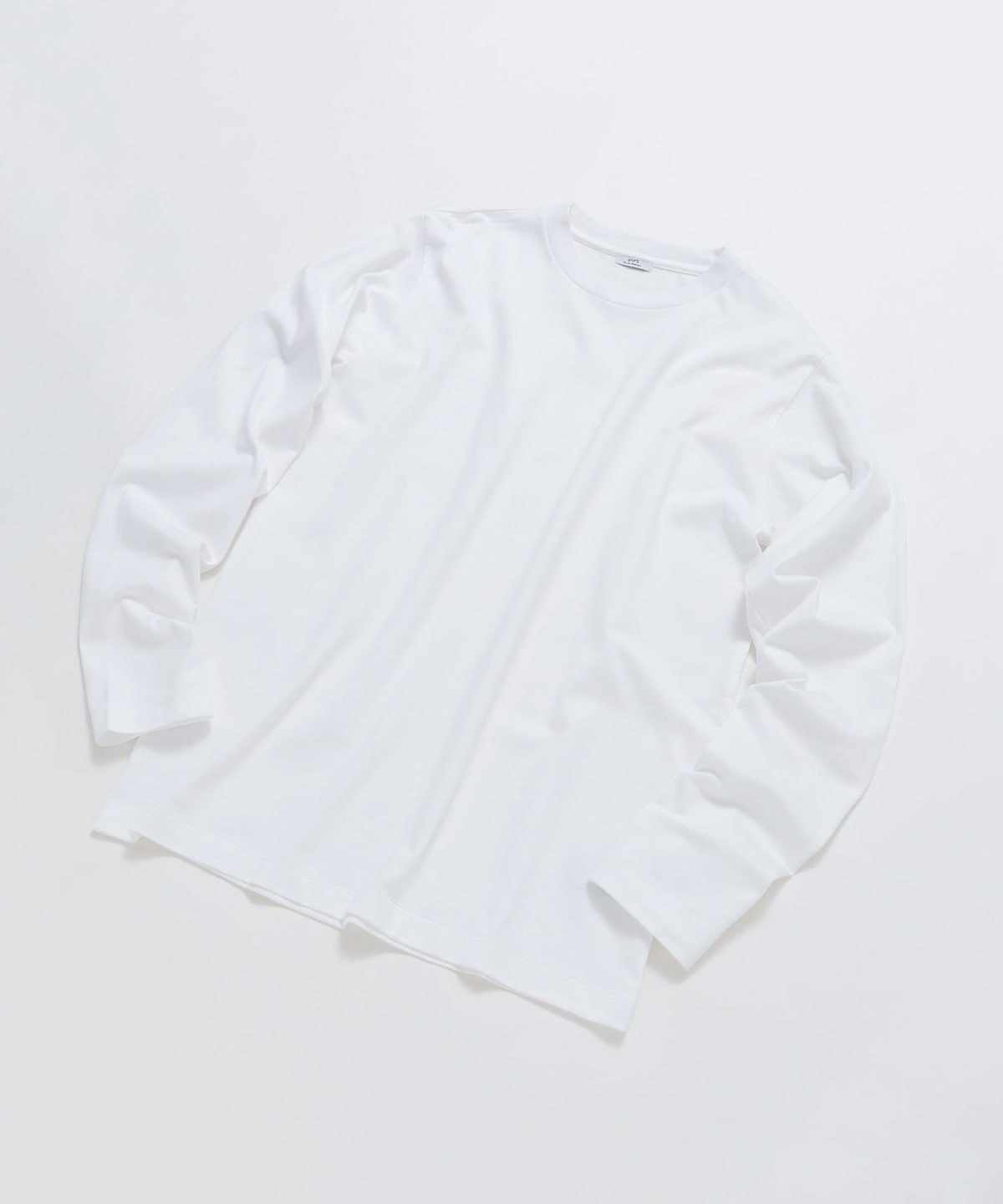 SHIPS: 抗菌・防臭 NANO-FINE(R) ハイゲージ クルーネック Tシャツ (ロンT)