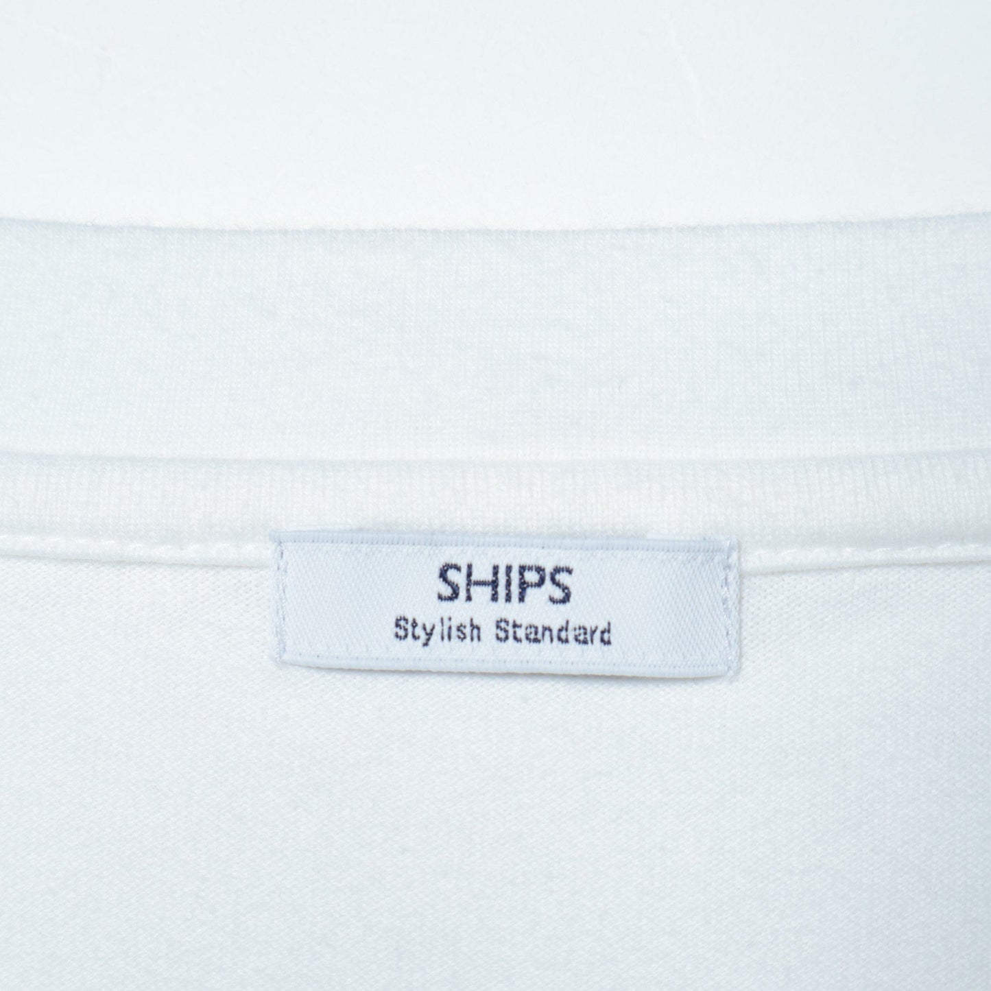 SHIPS: 抗菌・防臭 NANO-FINE(R) ハイゲージ クルーネック Tシャツ (ロンT)
