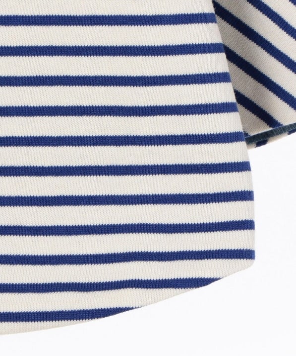 SHIPS KIDS:リバーシブル ボーダー マント 2018SS
