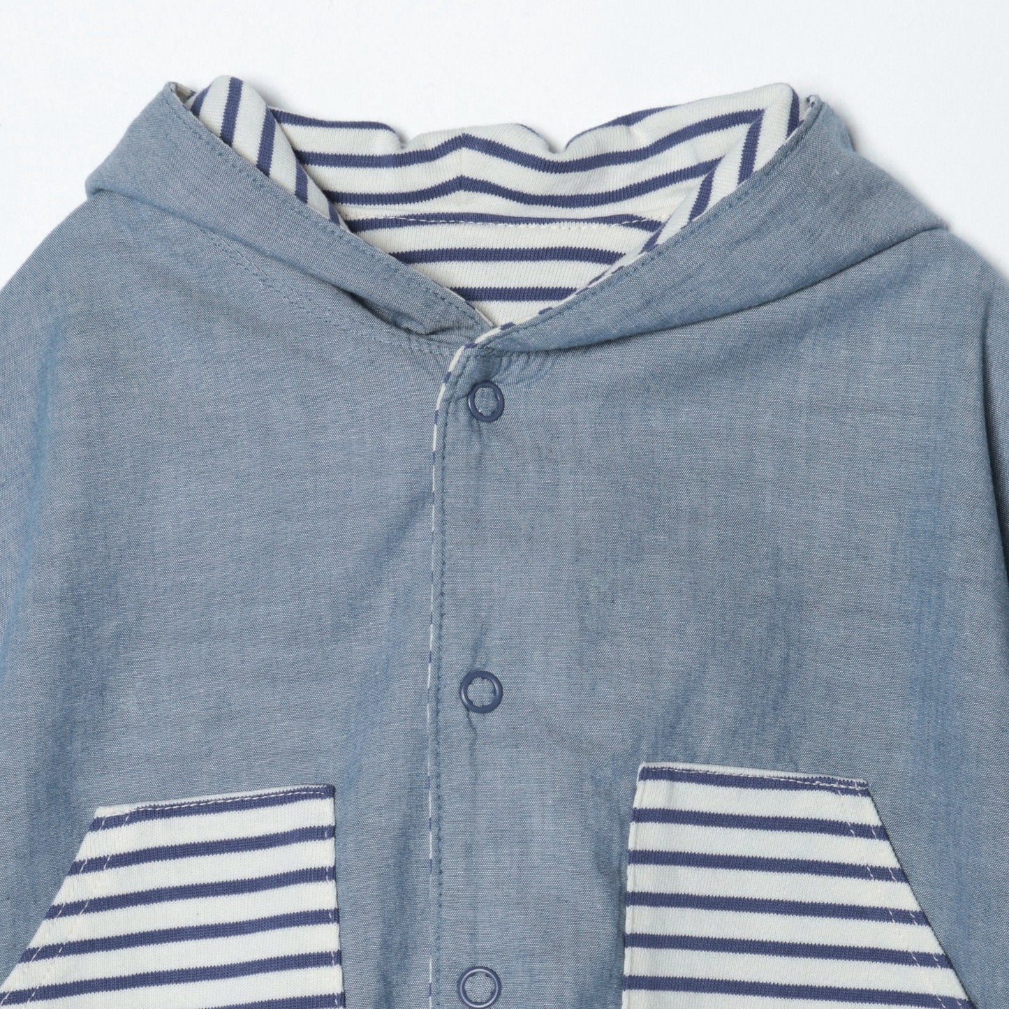 SHIPS KIDS:リバーシブル ボーダー マント 2018SS