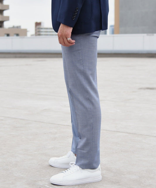 SHIPS: 【手洗い可能】ウォッシャブル トロピカル コバルトブルー パンツ