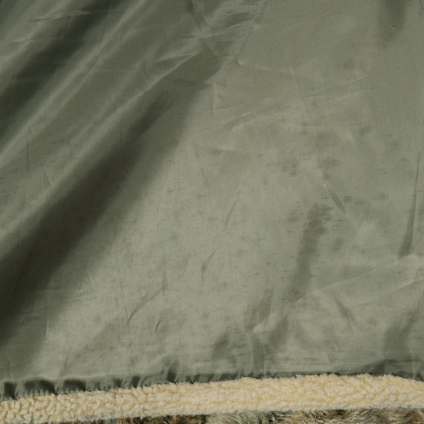 RABBIT FUR LINER COAT