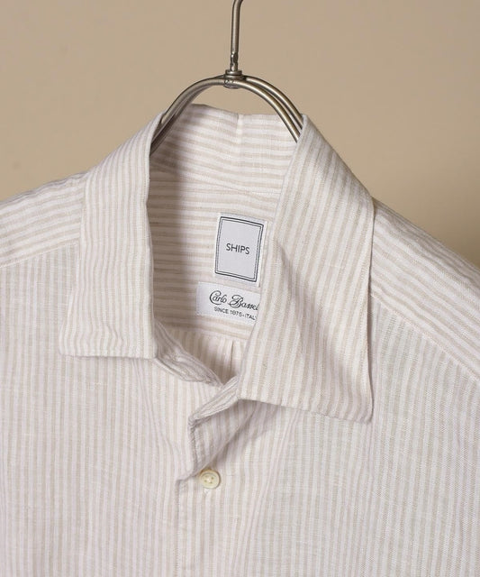 SD: ウォッシュド ロンスト ショートスリーブ シャツ