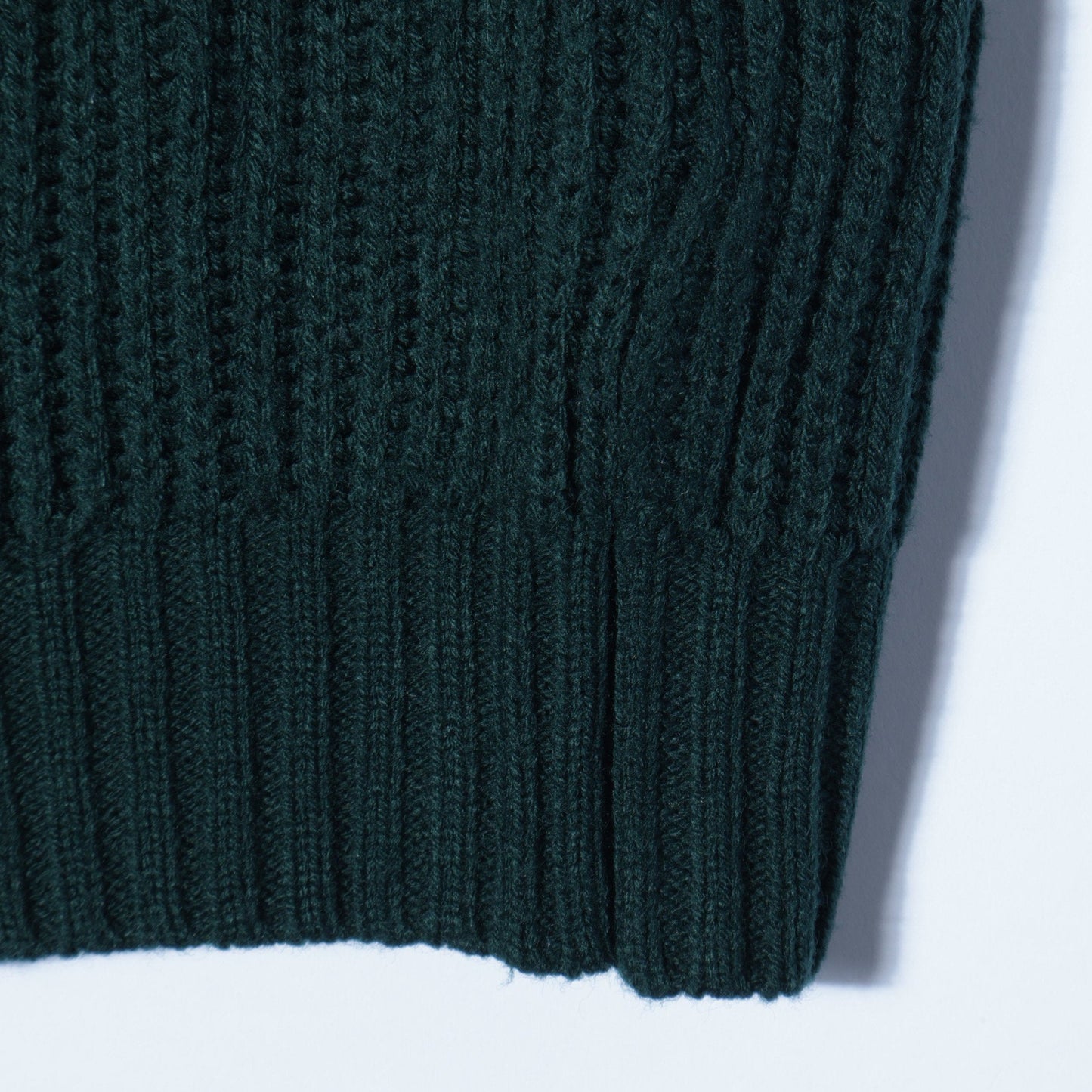 SHIPS:〈手洗い可能〉リラックスフィット 畔編み Vネック ニット