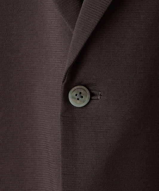 SHIPS: 日本製 ジャージ リップル S2ボタン ジャケット