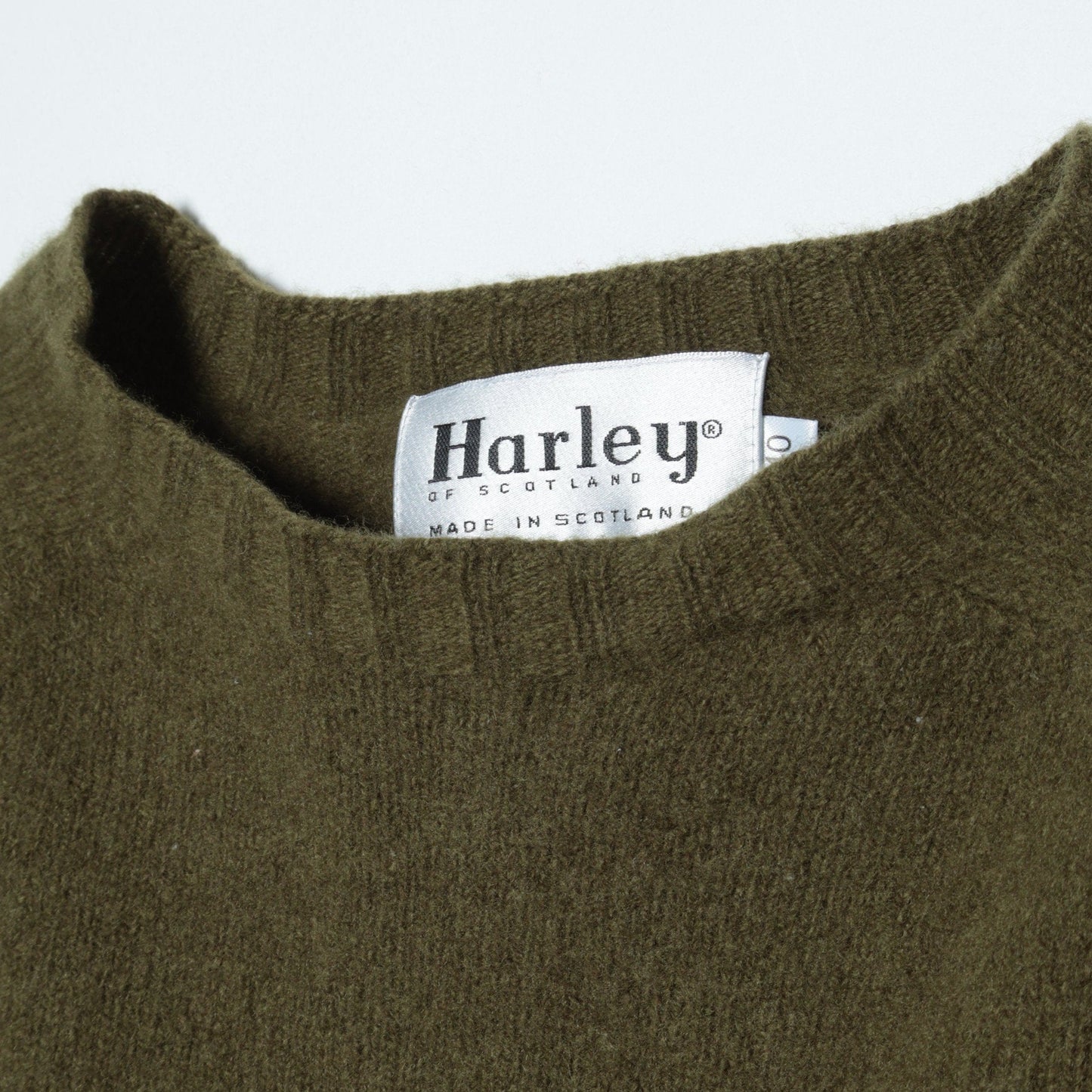 Harley of Scotland:〈手洗い可能〉クルーネックプルオーバー