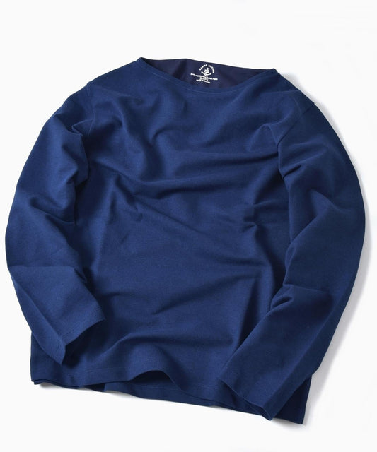 SHIPS: MADE IN JAPAN トリコット ボートネック ロングスリーブ カットソー