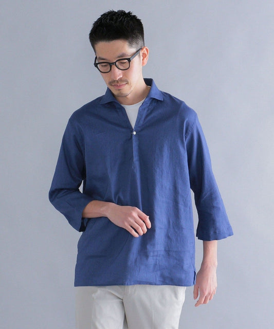 SHIPS: SOLOTEX(R) サフィランリネン リラックス 7スリーブ カプリシャツ