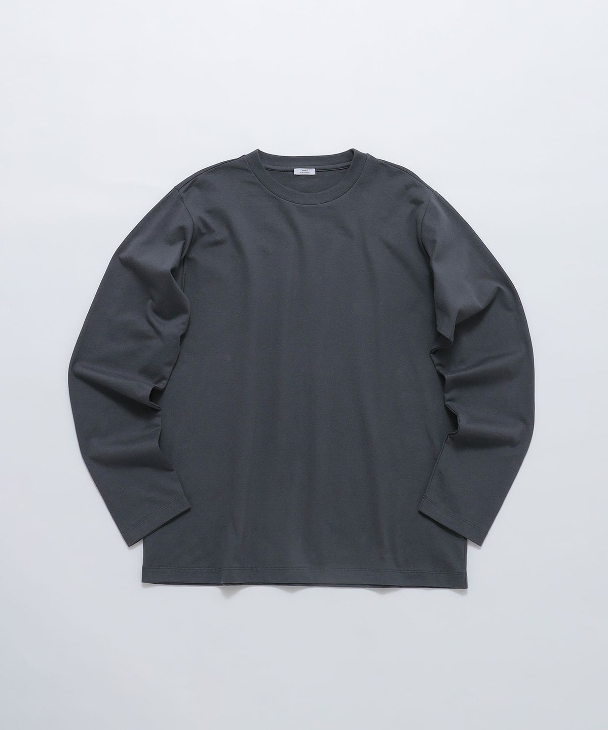 SHIPS: 抗菌・防臭 NANO-FINE(R) ハイゲージ クルーネック Tシャツ (ロンT)