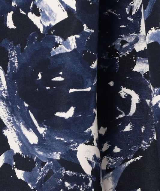 フラワープリントフレアスカート