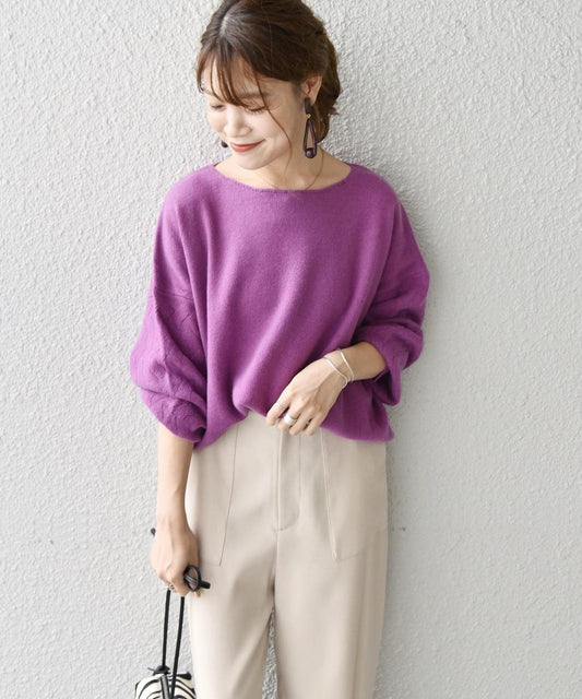 SABLEボートネックプルオーバー