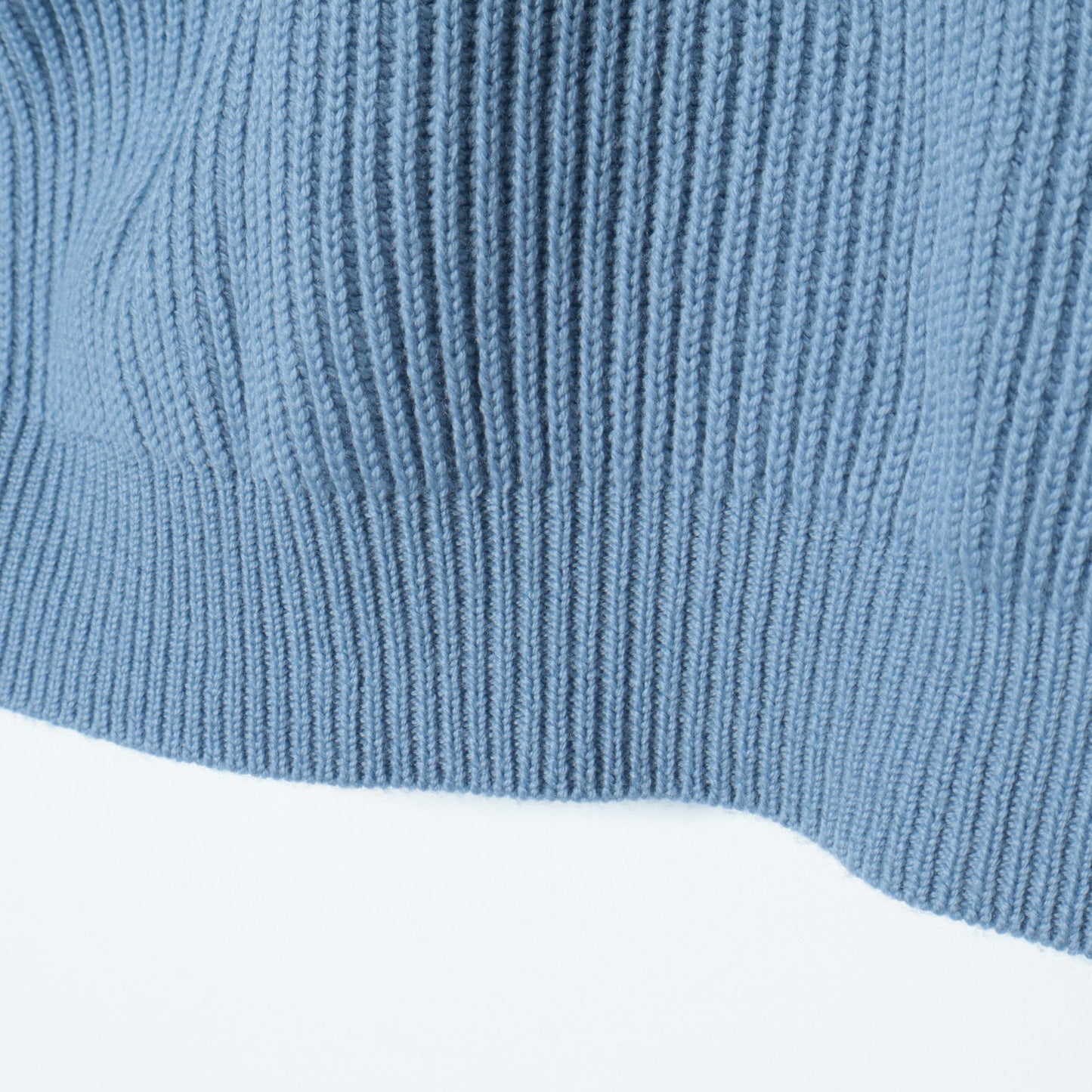 DC:7ゲージ 奥山  畦編み クルーニット ベスト