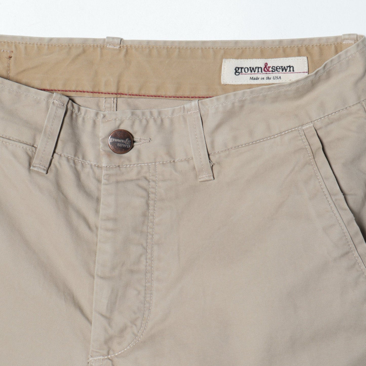 GROWN.S:3PLY 8OZ US TWILL CHIN