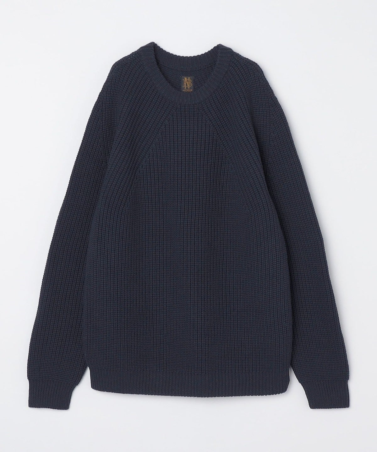 BATONER: SIGNATURE CREW NECK KNIT / 2 / ネイビー | SHIPS CYCLE