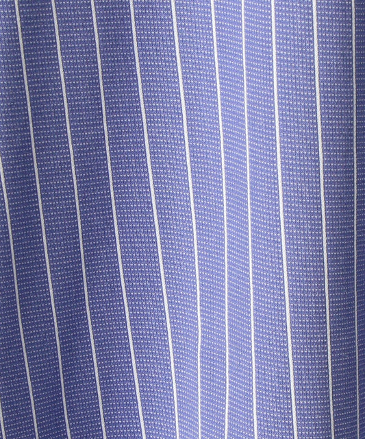 SHIPS:ALBINI ジャージー ストライプ イタリアン ワイドカラー シャツ