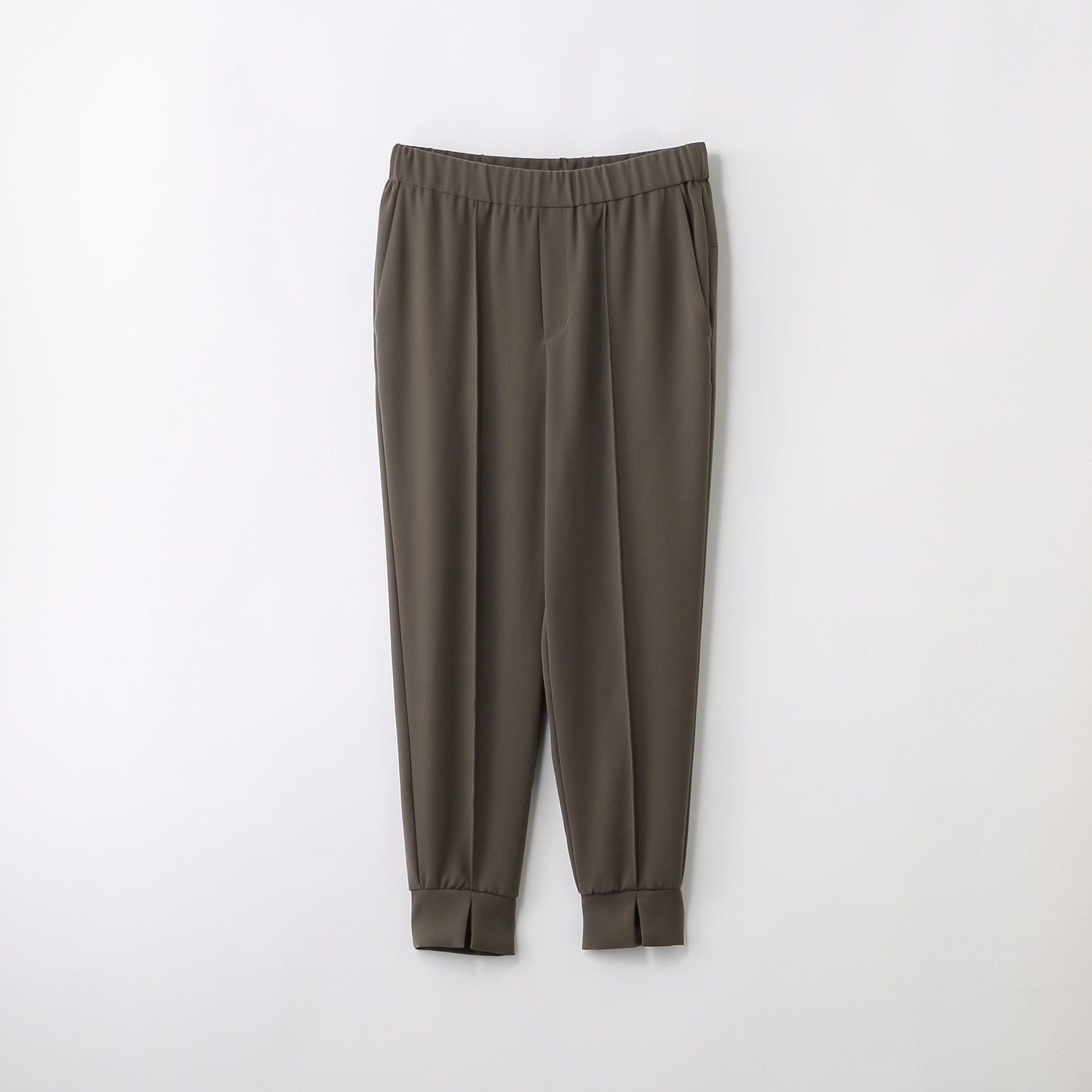 〈手洗い可能〉スリットドロストパンツ