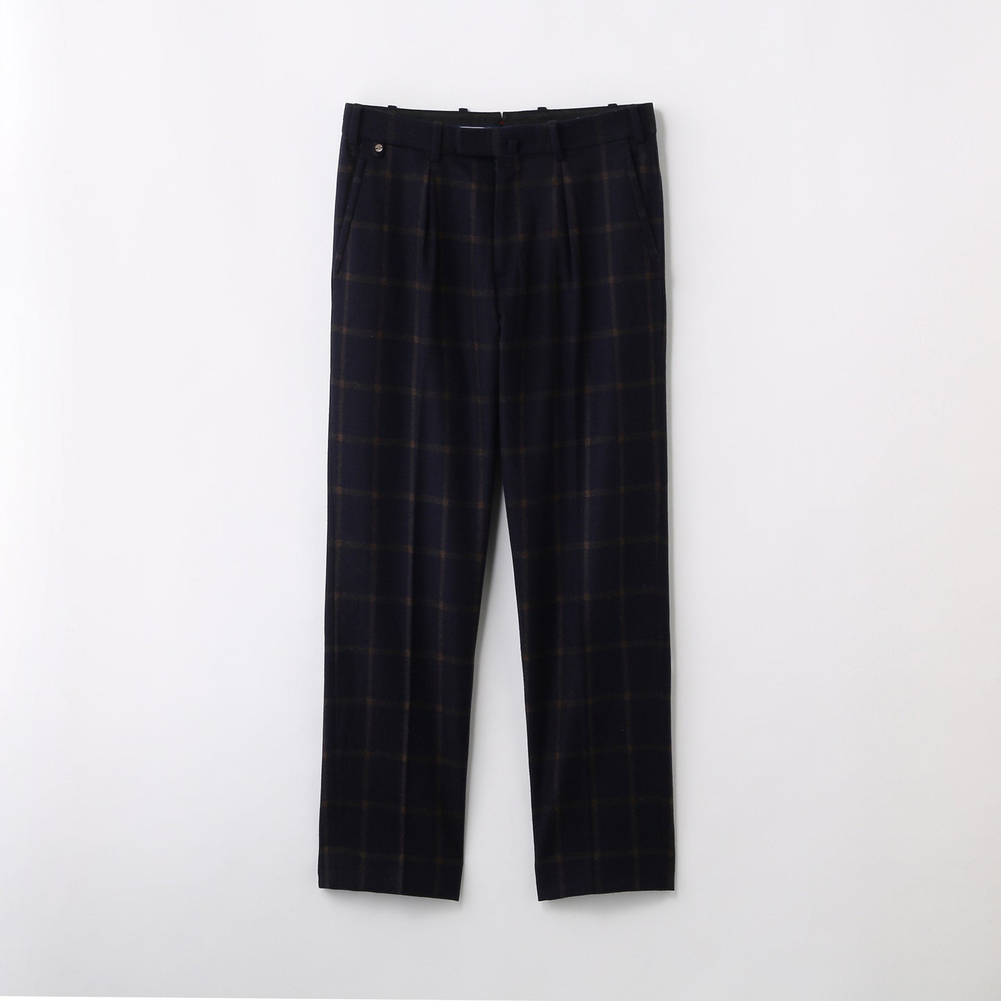 BERNARD.Z WINDOWPANE 1-PLEATS