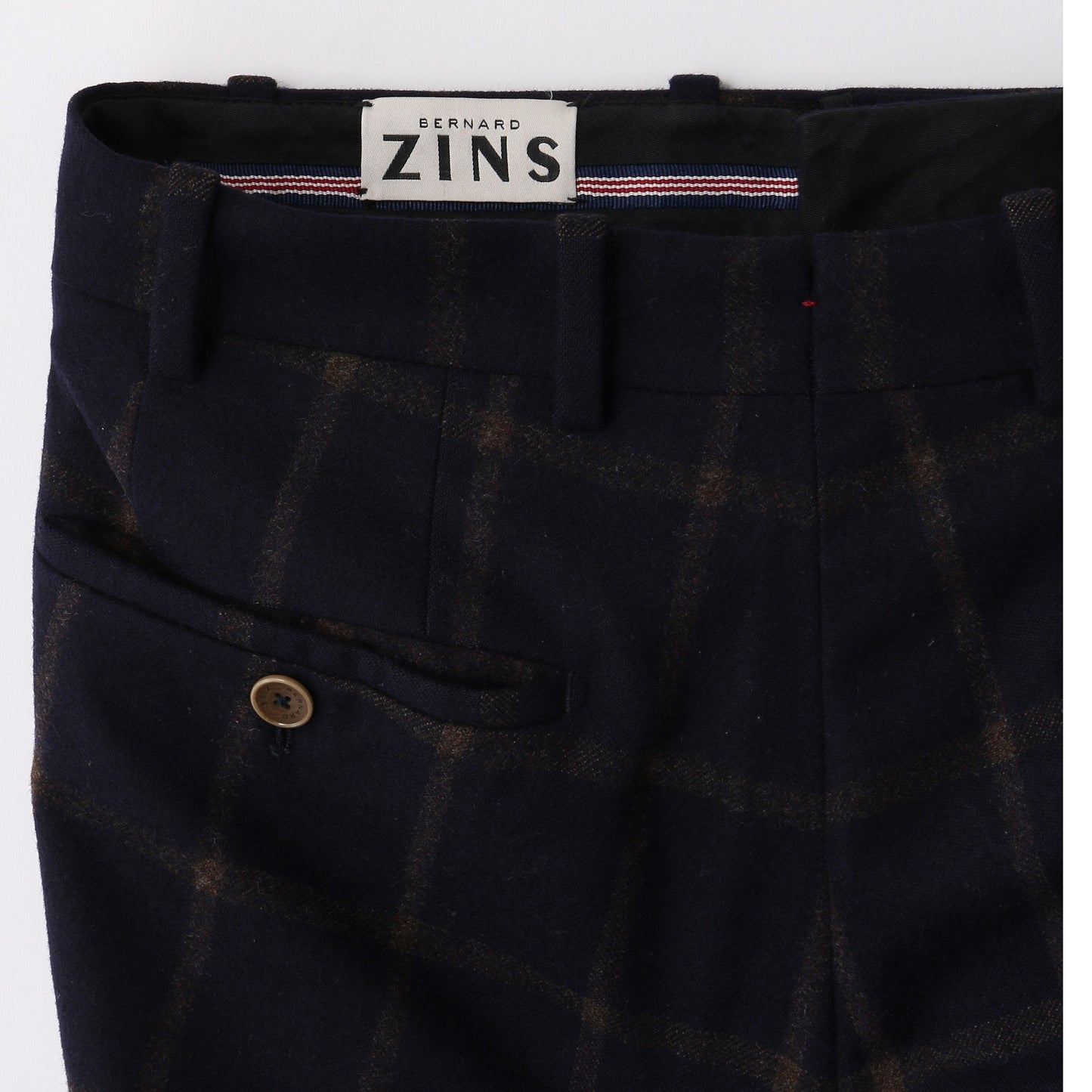 BERNARD.Z WINDOWPANE 1-PLEATS